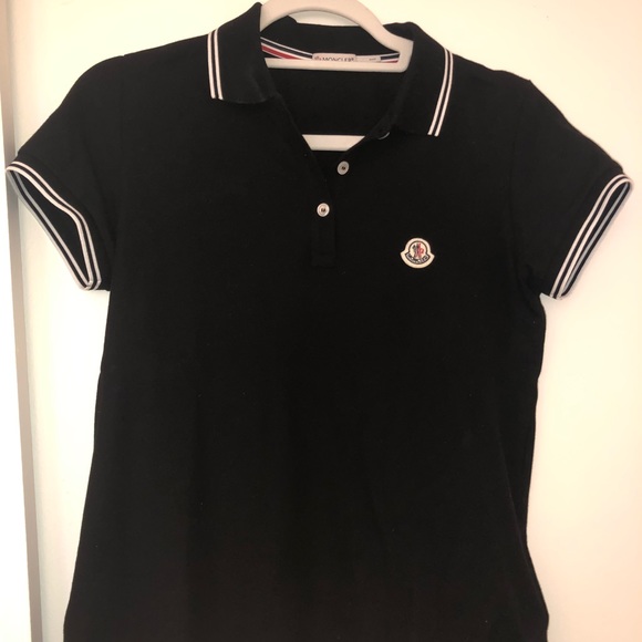 Black Moncler Polo - Picture 2 of 8